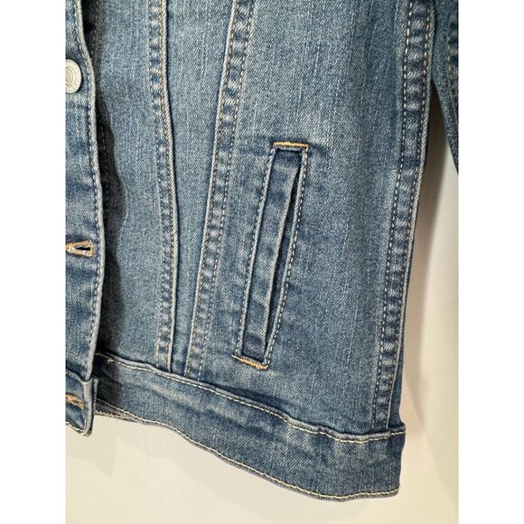 Girl's Levi's Stretch Trucker Jacket NWT - Picture 6 of 12